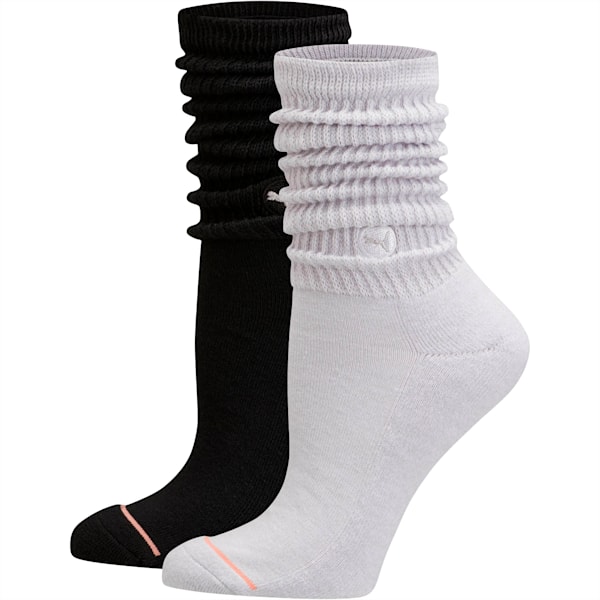 Women's Slouch Socks [2 Pack], MEDIUM GREY, extralarge